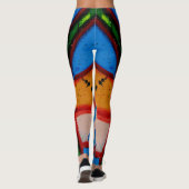 Komposition #20A von Michael Moffa Leggings (Rückseite)