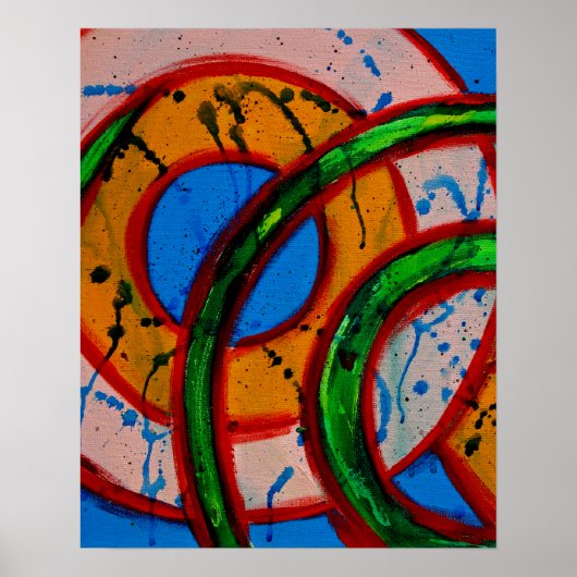 Komposition #20A von Michael Moffa Poster (Vorne)