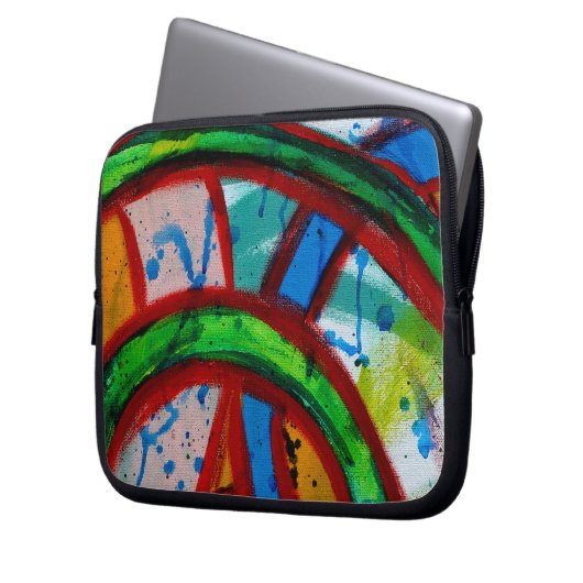 Komposition #20B von Michael Moffa Laptopschutzhülle (Vorderseite Links)