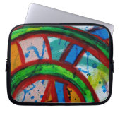 Komposition #20B von Michael Moffa Laptopschutzhülle (Vorderseite)