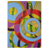 Komposition #21 von Michael Moffa Klemmbrett (Rückseite)