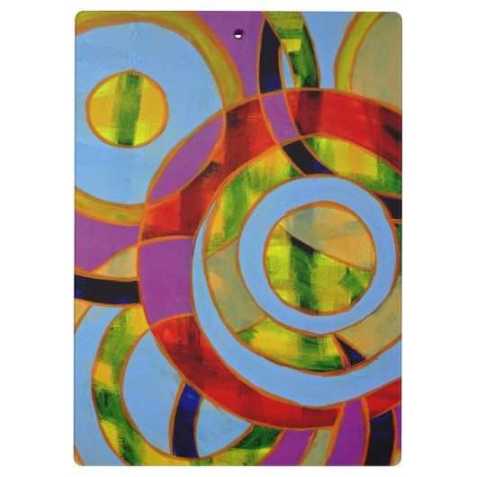 Komposition #21 von Michael Moffa Klemmbrett (Rückseite)