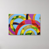 Komposition #21A von Michael Moffa Leinwanddruck (Vorderseite)