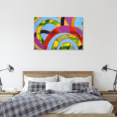 Komposition #21A von Michael Moffa Leinwanddruck (Insitu (Schlafzimmer))