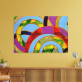 Komposition #21A von Michael Moffa Leinwanddruck (Insitu (Wohnzimmer))