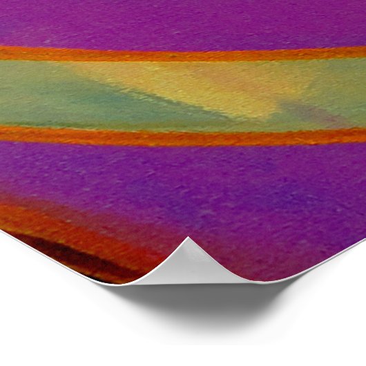 Komposition #21A von Michael Moffa Poster (Ecke)