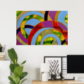 Komposition #21A von Michael Moffa Poster (Heimbüro)