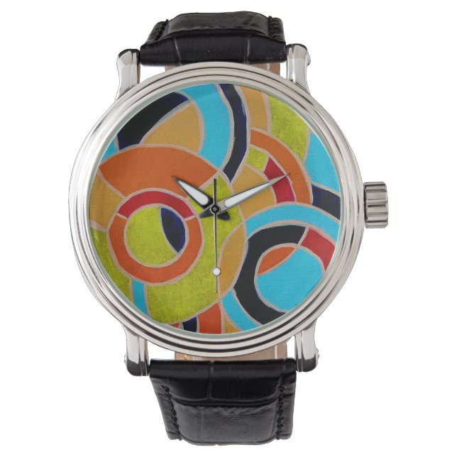 Komposition #22 von Michael Moffa Armbanduhr (Vorderseite)
