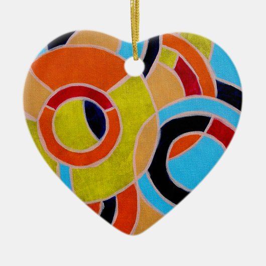 Komposition #22 von Michael Moffa Keramik Ornament (Vorne)