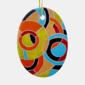 Komposition #22 von Michael Moffa Keramik Ornament (Hinten)