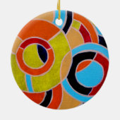 Komposition #22 von Michael Moffa Keramik Ornament (Hinten)