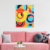 Komposition #22 von Michael Moffa Leinwanddruck (Insitu (Wohnzimmer))