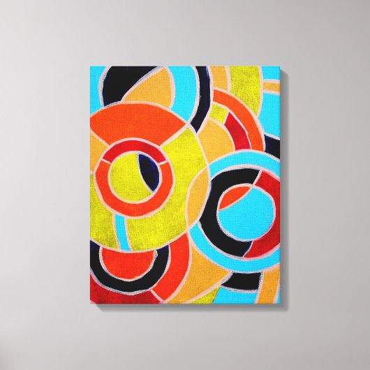 Komposition #22 von Michael Moffa Leinwanddruck (Vorderseite)
