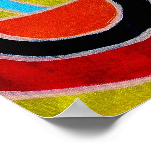 Komposition #22 von Michael Moffa Poster (Ecke)