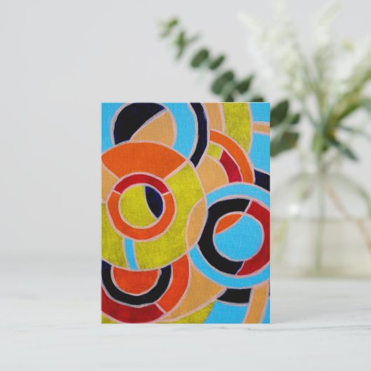 Komposition #22 von Michael Moffa Postkarte (Stehend Vorderseite)