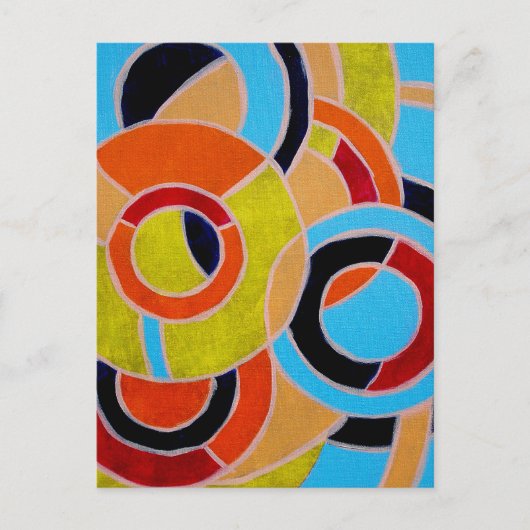 Komposition #22 von Michael Moffa Postkarte (Vorderseite)