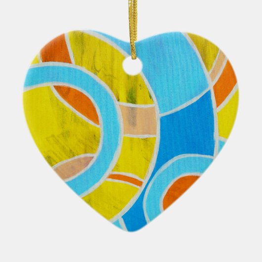 Komposition #23 von Michael Moffa Keramik Ornament (Vorne)