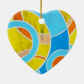 Komposition #23 von Michael Moffa Keramik Ornament (Hinten)