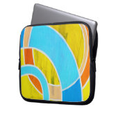 Komposition #23 von Michael Moffa Laptopschutzhülle (Vorderseite Links)