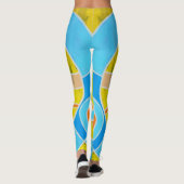 Komposition #23 von Michael Moffa Leggings (Rückseite)