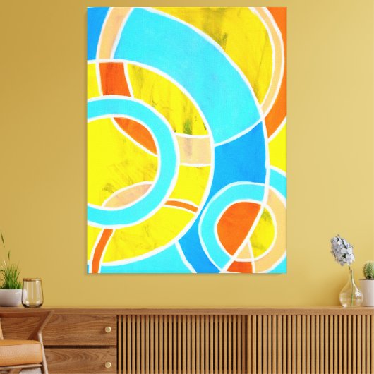 Komposition #23 von Michael Moffa Leinwanddruck (Insitu (Wohnzimmer))