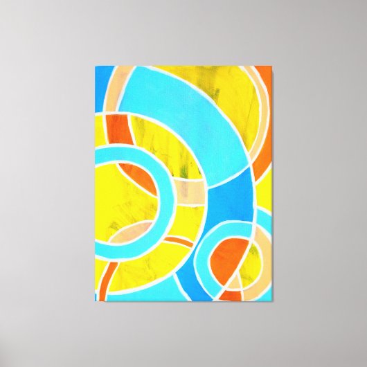 Komposition #23 von Michael Moffa Leinwanddruck (Vorderseite)