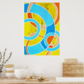 Komposition #23 von Michael Moffa Poster (Küche)