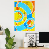 Komposition #23 von Michael Moffa Poster (Heimbüro)