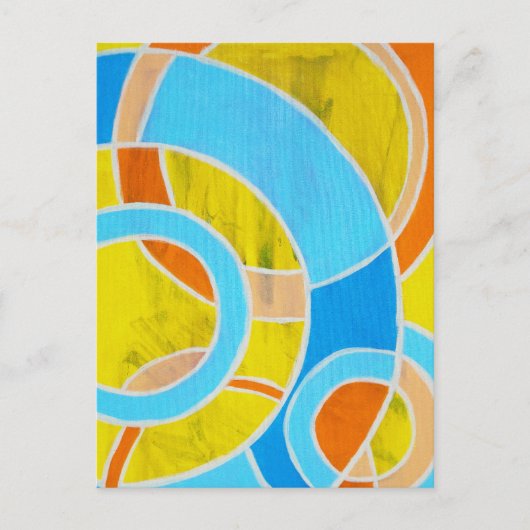 Komposition #23 von Michael Moffa Postkarte (Vorderseite)