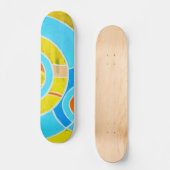 Komposition #23A von Michael Moffa Skateboard (Vorderseite)
