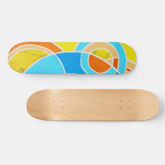 Komposition #23C von Michael Moffa Skateboard (Horizontal)