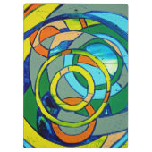 Komposition #26 von Michael Moffa Klemmbrett (Rückseite)