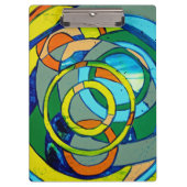 Komposition #26 von Michael Moffa Klemmbrett (Vorderseite)