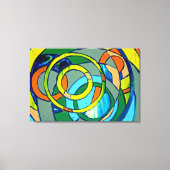 Komposition #26 von Michael Moffa Leinwanddruck (Vorderseite)