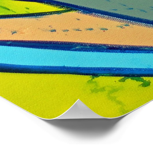 Komposition #26 von Michael Moffa Poster (Ecke)