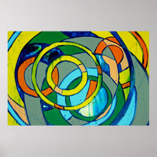 Komposition #26 von Michael Moffa Poster