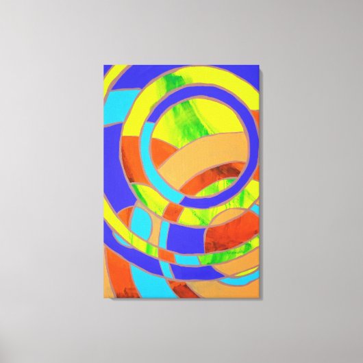 Komposition #27 von Michael Moffa Leinwanddruck (Vorderseite)