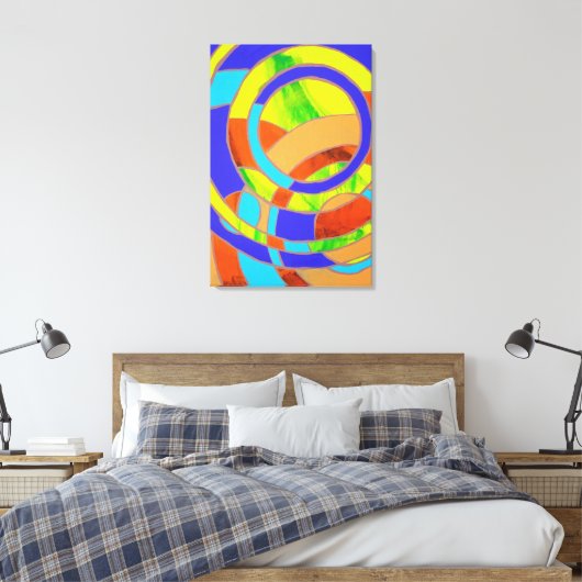 Komposition #27 von Michael Moffa Leinwanddruck (Insitu (Schlafzimmer))