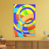 Komposition #27 von Michael Moffa Leinwanddruck (Insitu (Wohnzimmer))