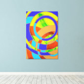 Komposition #27 von Michael Moffa Leinwanddruck (Insitu (Holzboden))