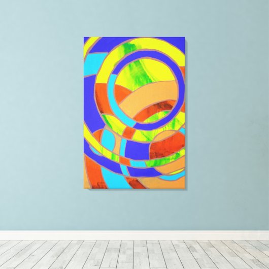 Komposition #27 von Michael Moffa Leinwanddruck (Insitu (Holzboden))