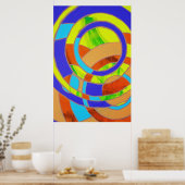 Komposition #27 von Michael Moffa Poster (Küche)