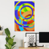 Komposition #27 von Michael Moffa Poster (Heimbüro)