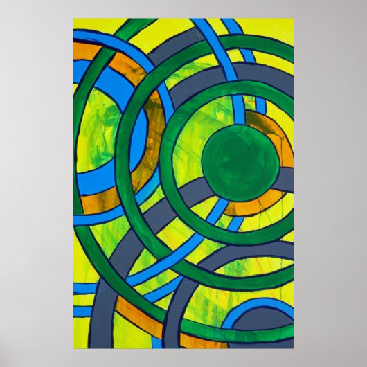 Komposition #28 von Michael Moffa Poster (Vorne)