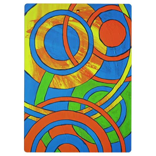 Komposition #29 von Michael Moffa Klemmbrett (Rückseite)