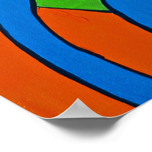 Komposition #29 von Michael Moffa Poster (Ecke)