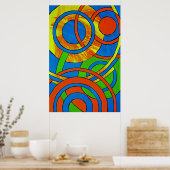 Komposition #29 von Michael Moffa Poster (Küche)