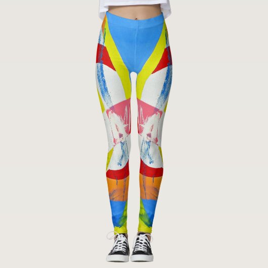 Komposition #2 von Michael Moffa Leggings (Vorderseite)