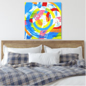 Komposition #2 von Michael Moffa Leinwanddruck (Insitu (Schlafzimmer))