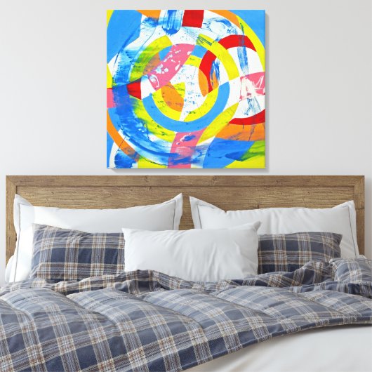 Komposition #2 von Michael Moffa Leinwanddruck (Insitu (Schlafzimmer))